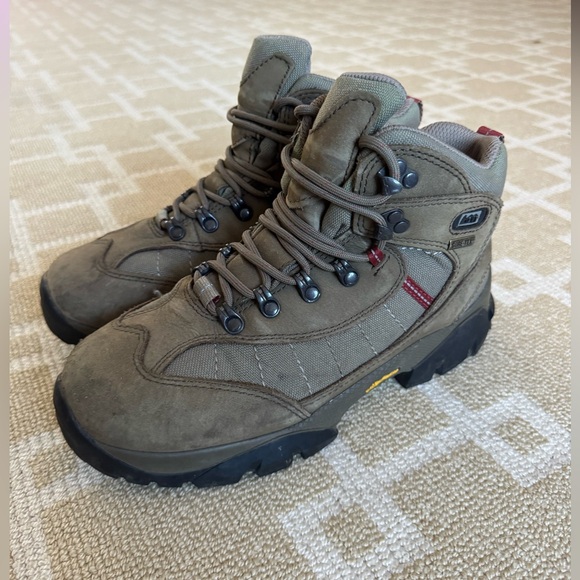 REI Monarch III GTX Gore-Tex Vibram Waterproof Hiking Boots Walnut Brown Size 8 - Picture 7 of 14